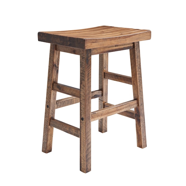 Alaterre Furniture Durango 26"H Industrial Wood Counter-Height Stool ANDU2174 - main